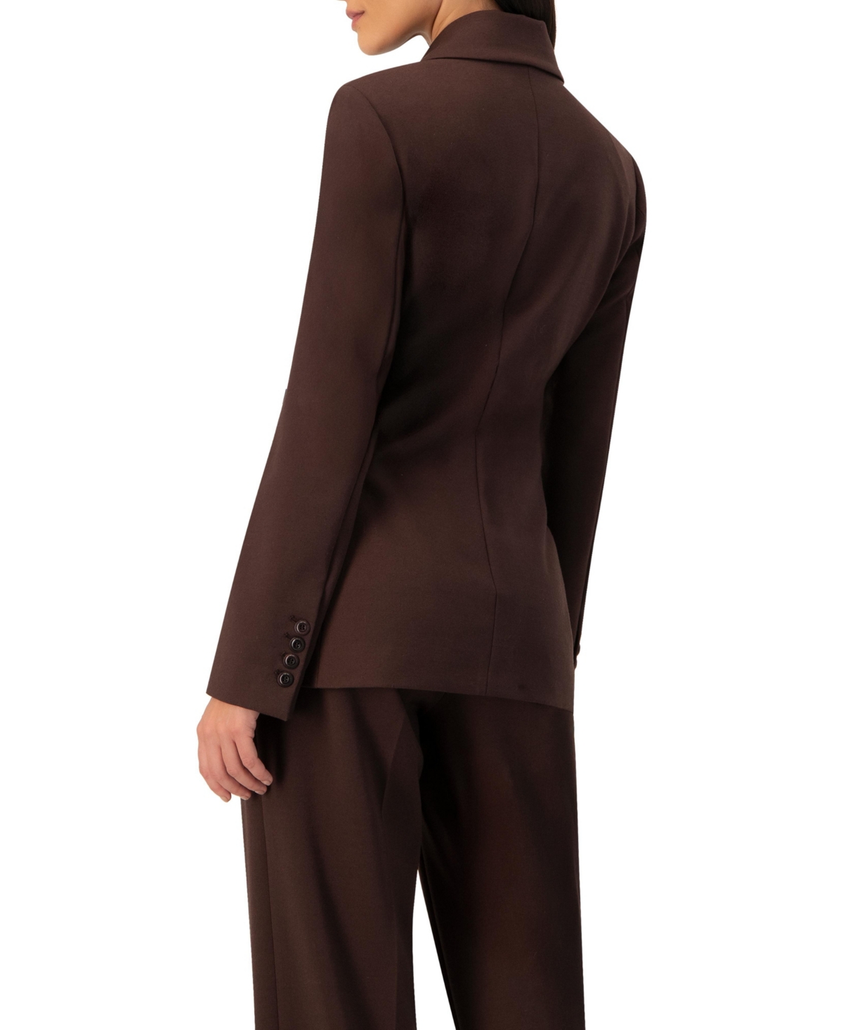 Ivonne Women's Tailored Double Breasted Blazer