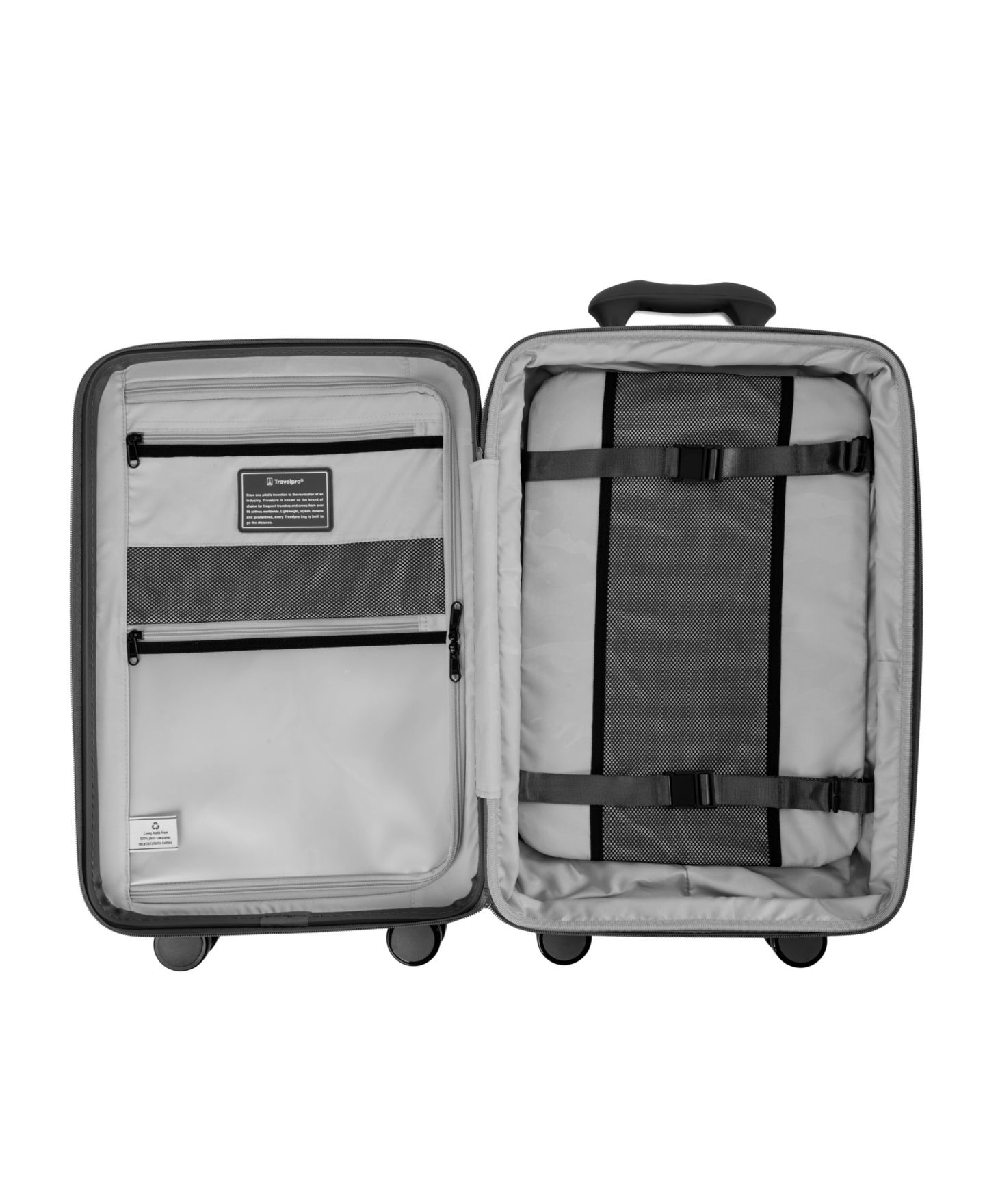 Чемоданы Travelpro Optima Carry-On Expandable Spinner and Toiletry Kit, цвет: Чёрный — фото 12