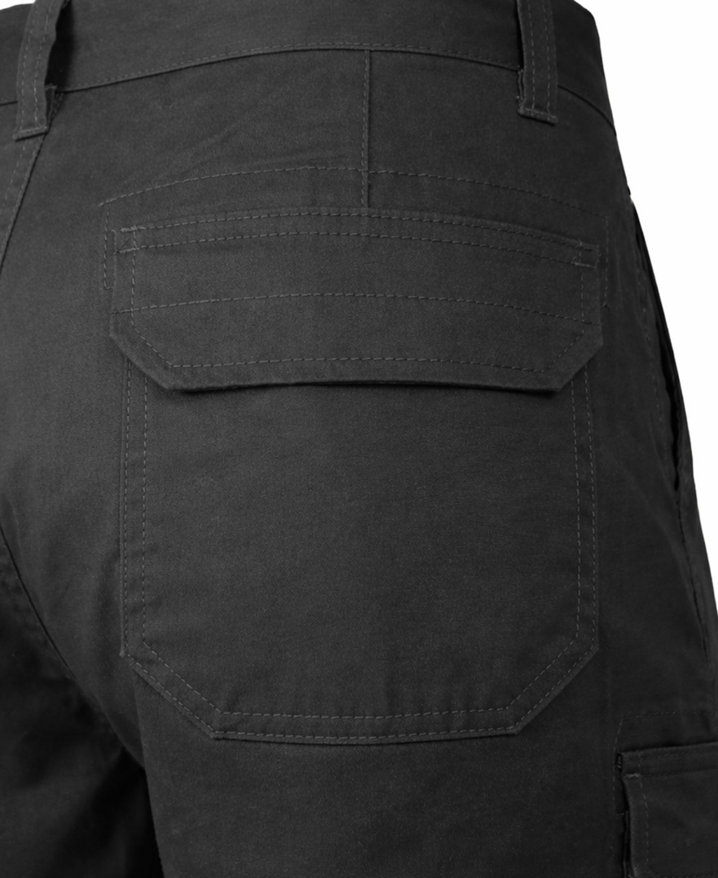 Мужские шорты Blu Rock Cotton Flex-Stretch Cargo Shorts-3 Pack, цвет: Чёрный — фото 3