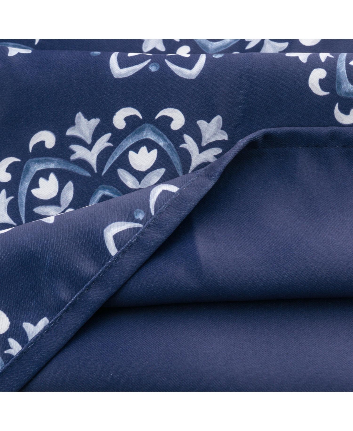 Rt Designers Collection 100% Polyester 190 Gsm Tilley Revisible Blackout Grommet Curtain Panel