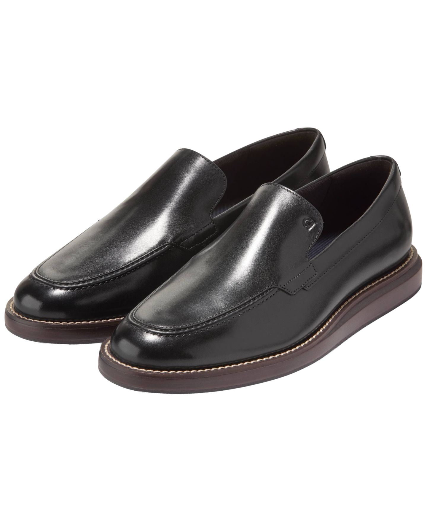 Мужские туфли Cole Haan Grand Neoclassic Venetian, цвет: Чёрный — фото 6