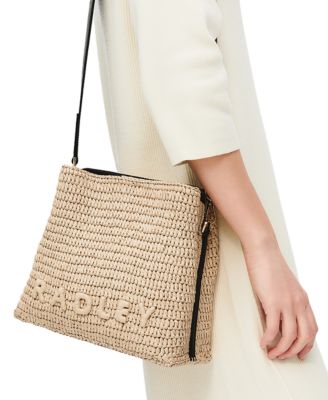 Raffia Small Compartment Crossbody Bag