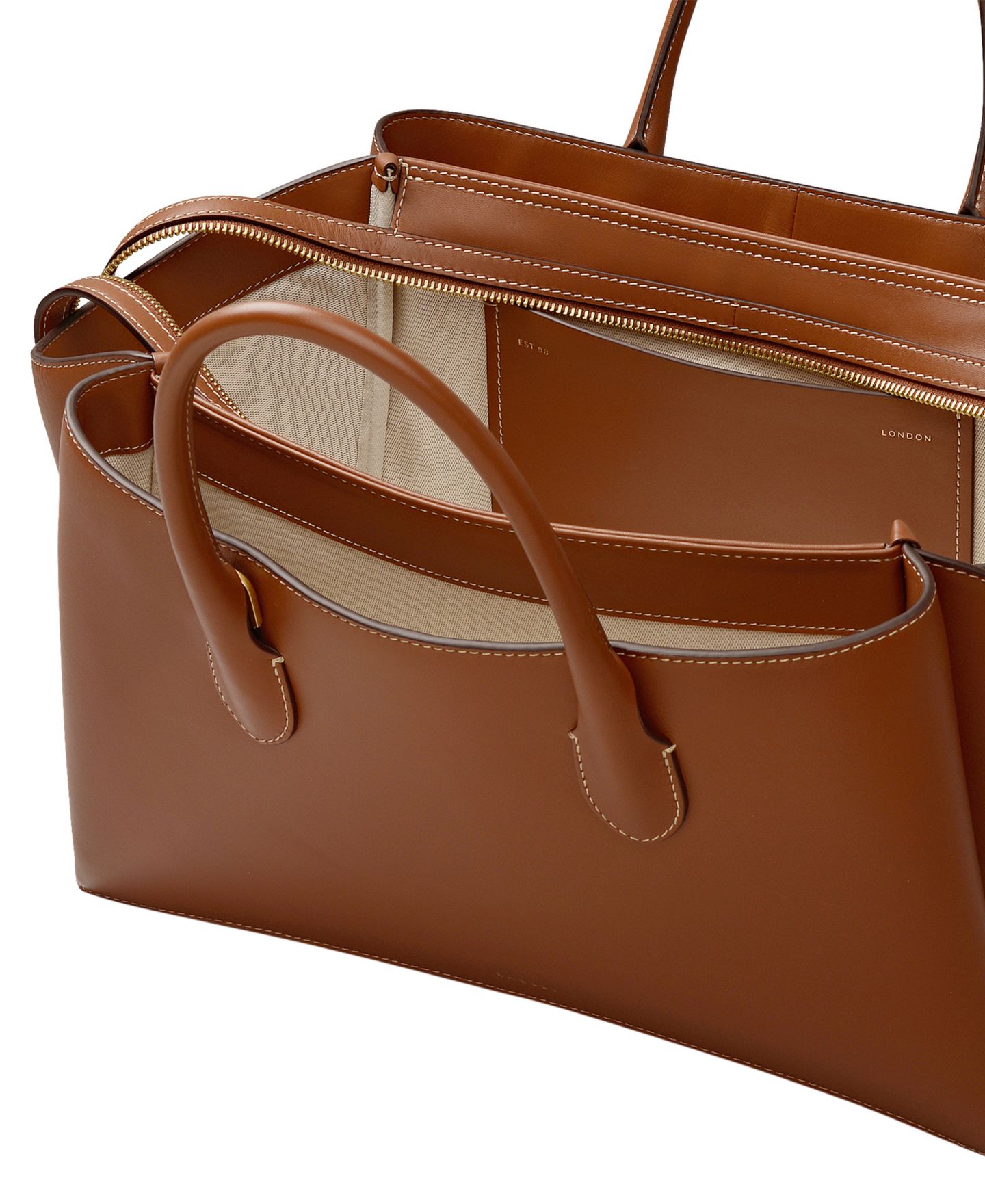 Женская сумка Radley London Romilly Extra Large Zip-Top Grab Handbag, цвет: Коньячный — фото 10