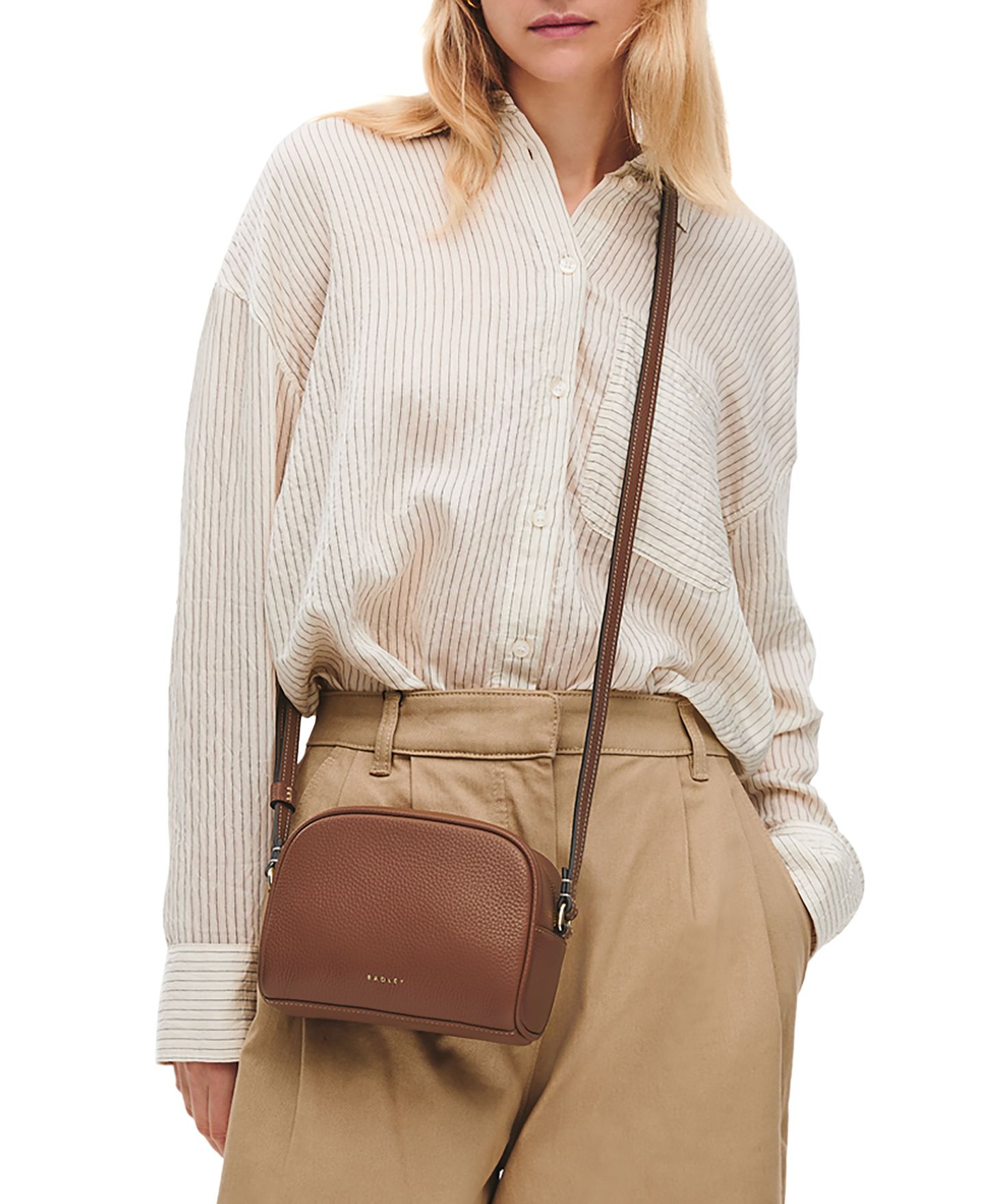 Женская сумка Radley London The Daily Small Zip Around Crossbody, цвет: Коньячный — фото 6
