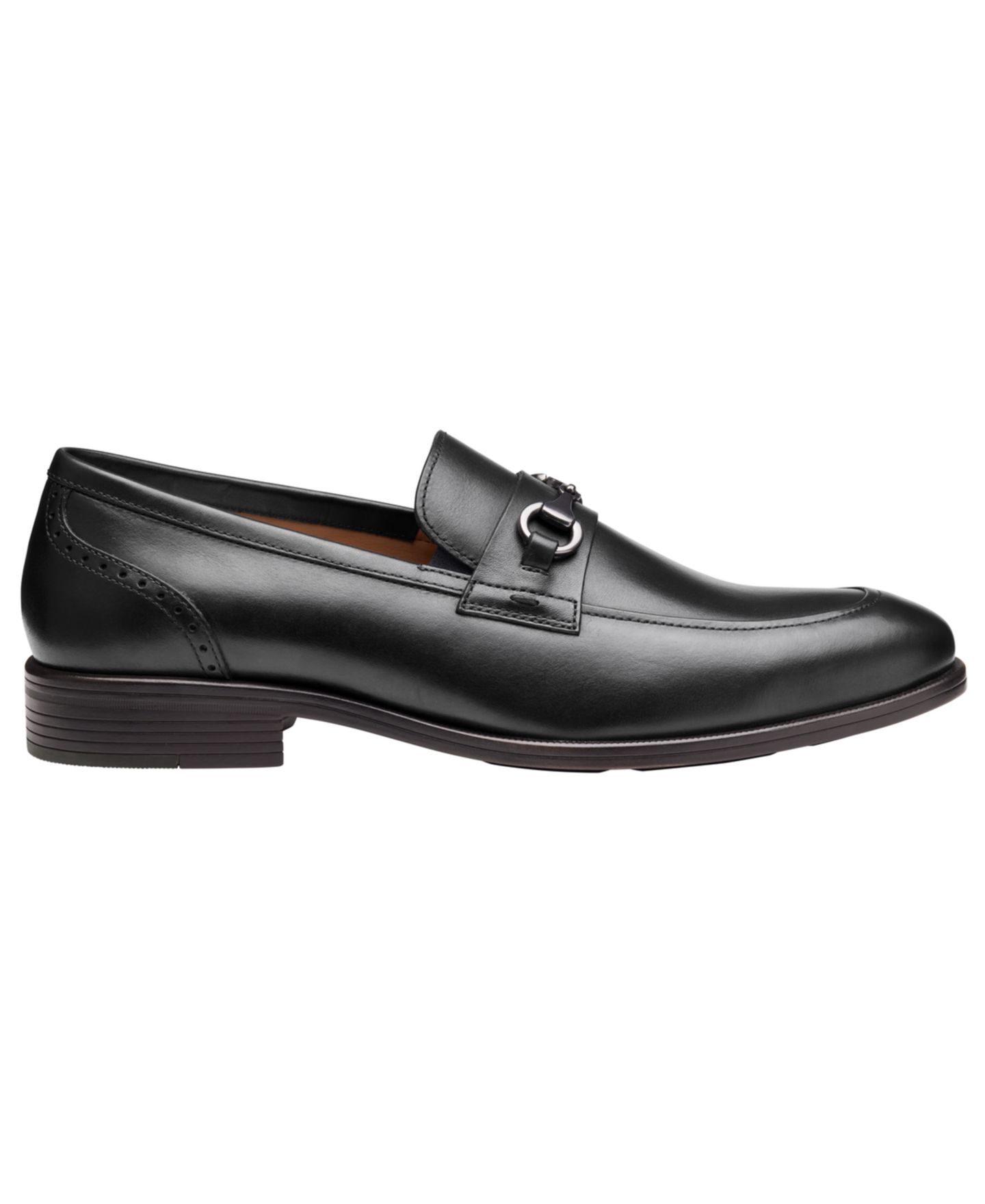 Мужские туфли Johnston & Murphy Reeve Bit Loafer, цвет: Чёрный — фото 2
