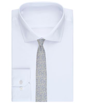 Men's Yvonne Floral Skinny Tie