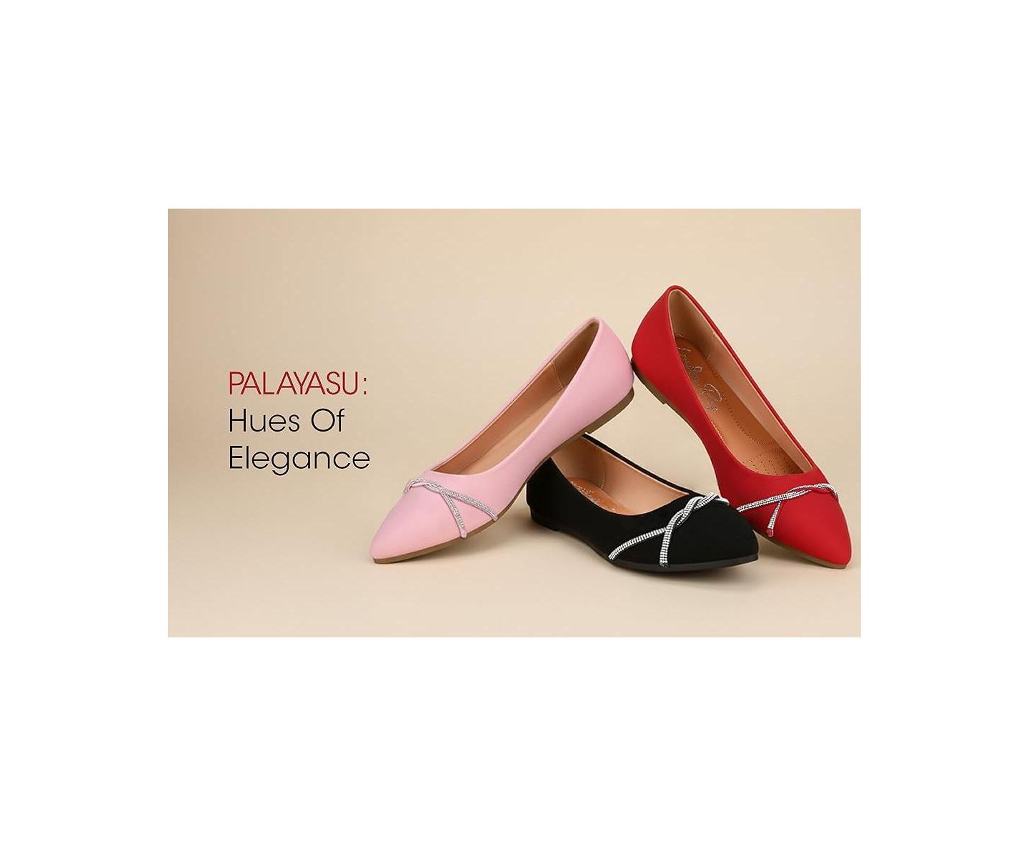 Женские балетки London Rag Playasu Rhinestone Faux Leather Ballerinas, цвет: Пастельный розовый — фото 9