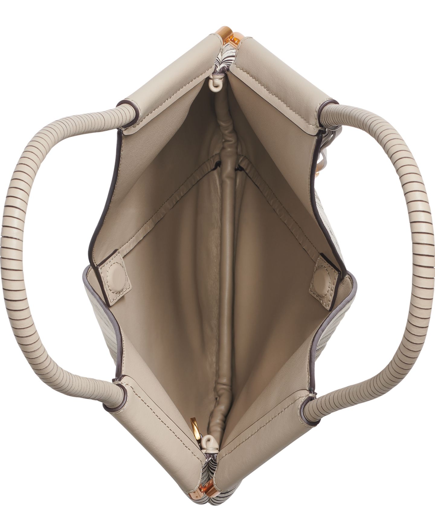 Женская сумка Donna Karan New York Baldwin Chevron Large Shoulder, цвет: Нейтральный разноцветный — фото 4