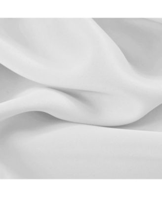 100% Polyester 250 GSM Riley 100% Blackout Grommet Panel 54" x 45" White