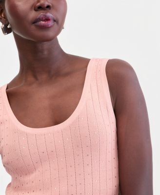 Women's Embellished Sweater Tank
