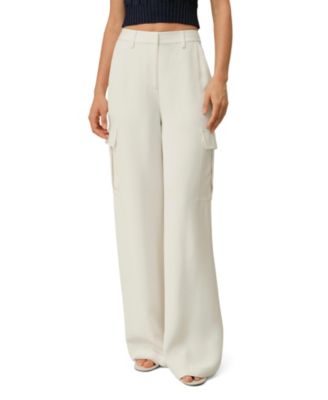 Women's Silk Crepe Cargo Pant