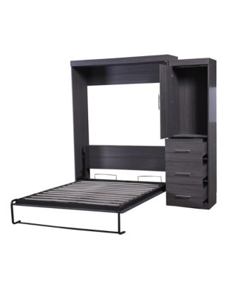 Multifunctional Murphy Bed with Wardrobe and Drawers