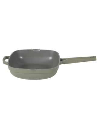Northvale 5.3 Qt Ceramic Nonstick Saute Pan with Lid & Steamer Basket, Cast Aluminum, Induction Ready Base, Soft Touch Handle