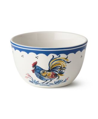 French Rooster Ice Cream Bowls, Set of 4