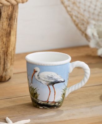 Coastal Birds Mugs, Set of 4