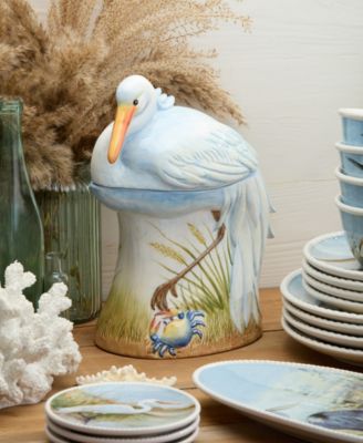 Coastal Birds Soup Bowls, Set of 4