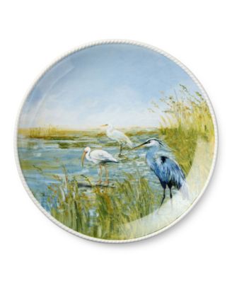 Coastal Birds Round Platter