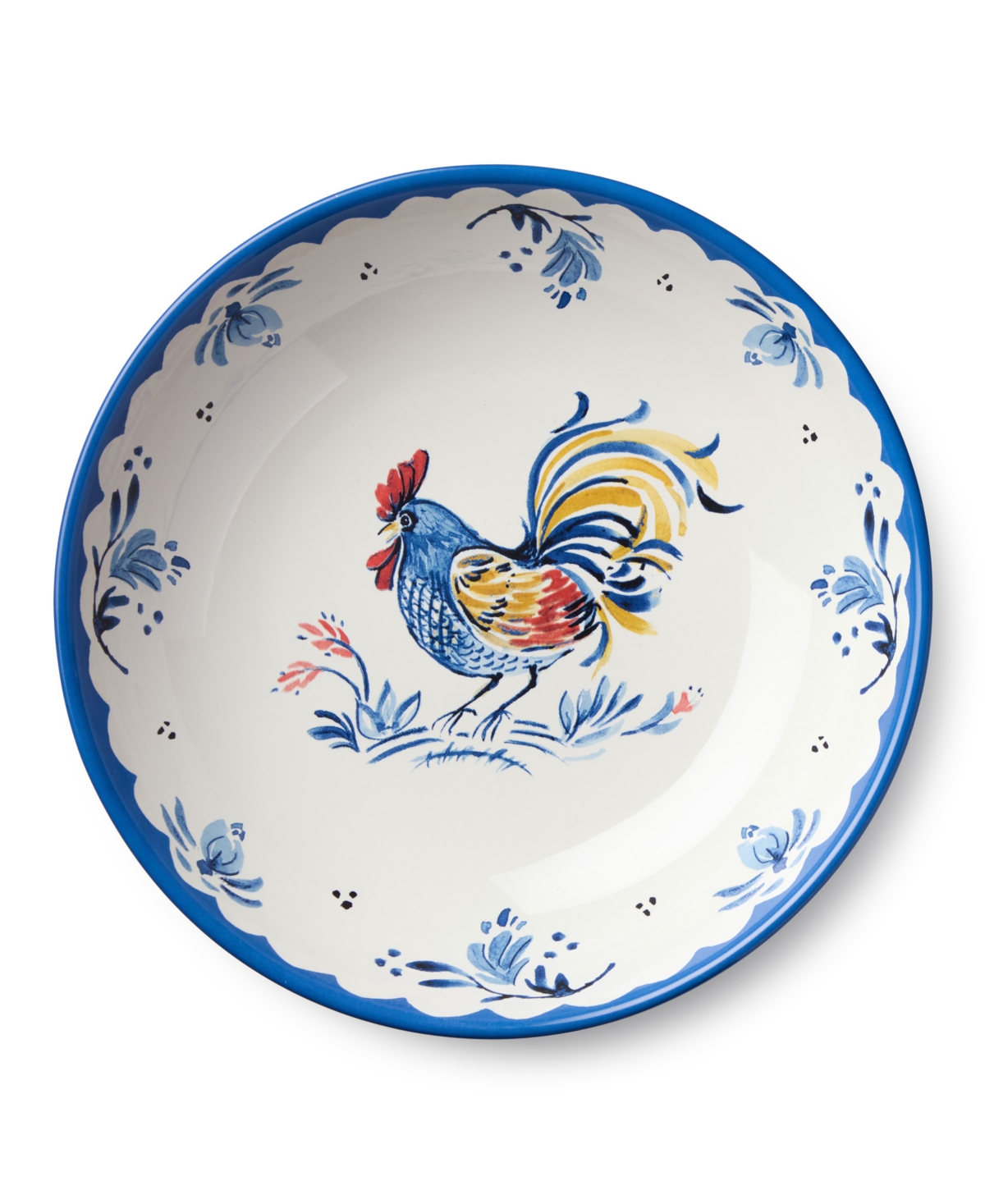 Certified International French Rooster Serving Bowl
