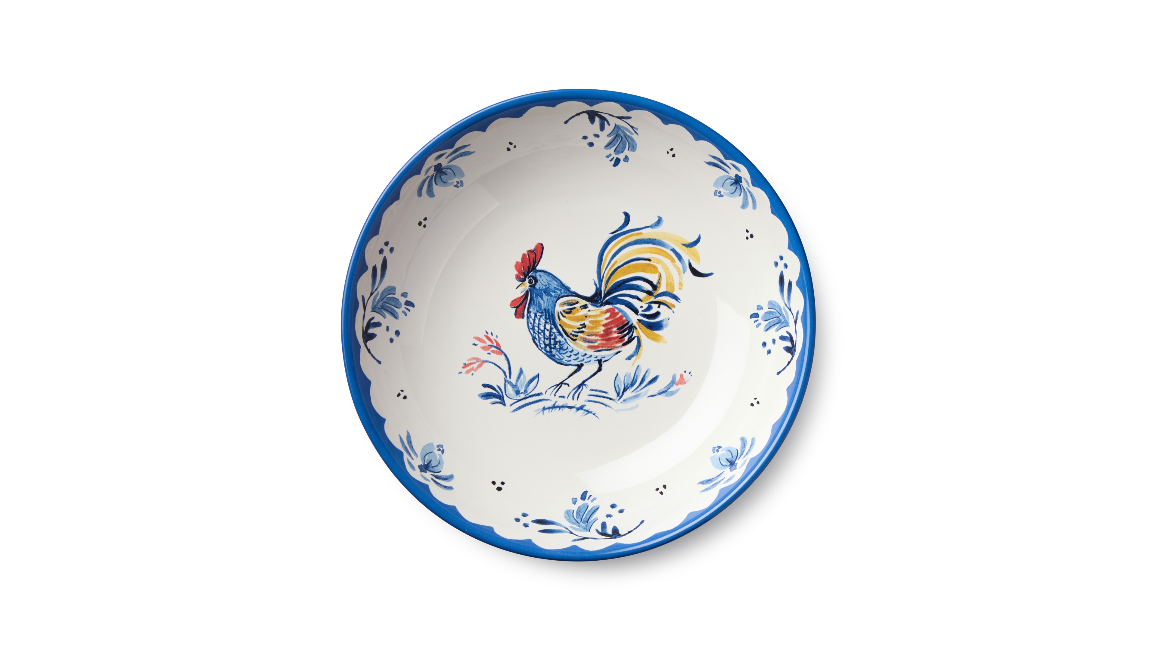 Certified International French Rooster Serving Bowl