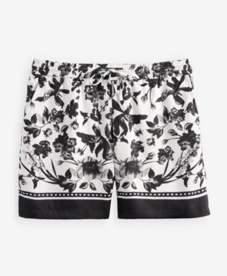 Women's Printed Drawstring Shorts