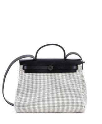 31 Herbag Zip Criss Viking Toile and Leather