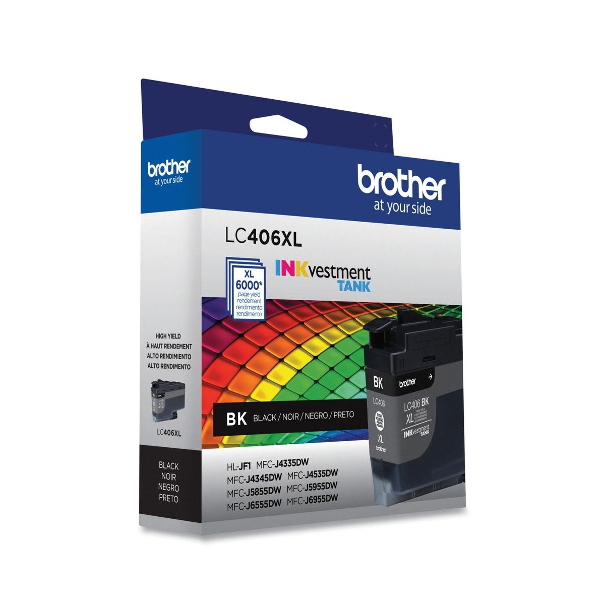 Brother LC406XLBKS INKvestment 6000 Page-Yield High-Yield Ink