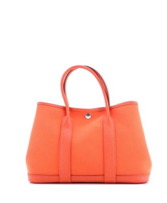 30 Garden Party Tote Toile and Leather