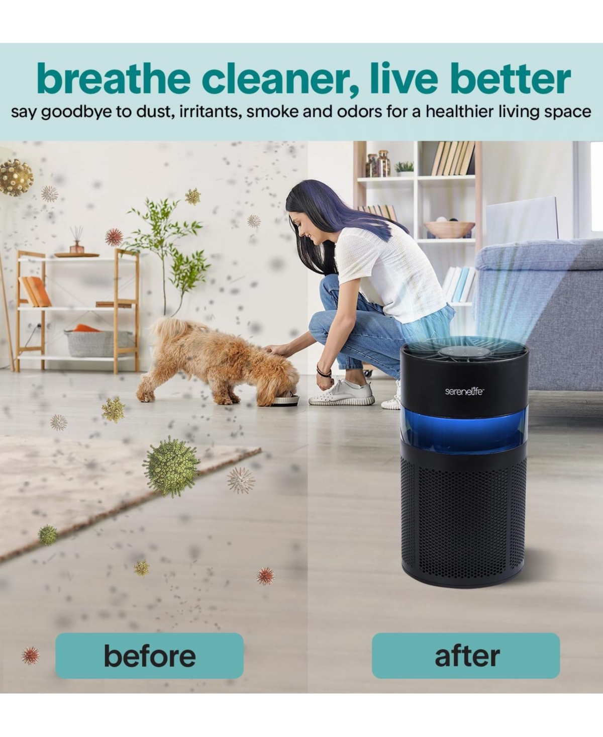 SereneLife Portable Air Purifier