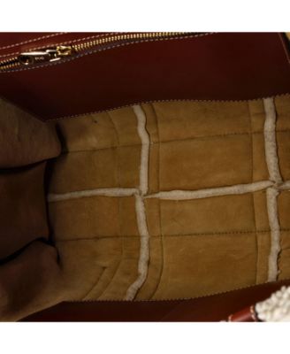 Large Woody Tote Shearling with Leather