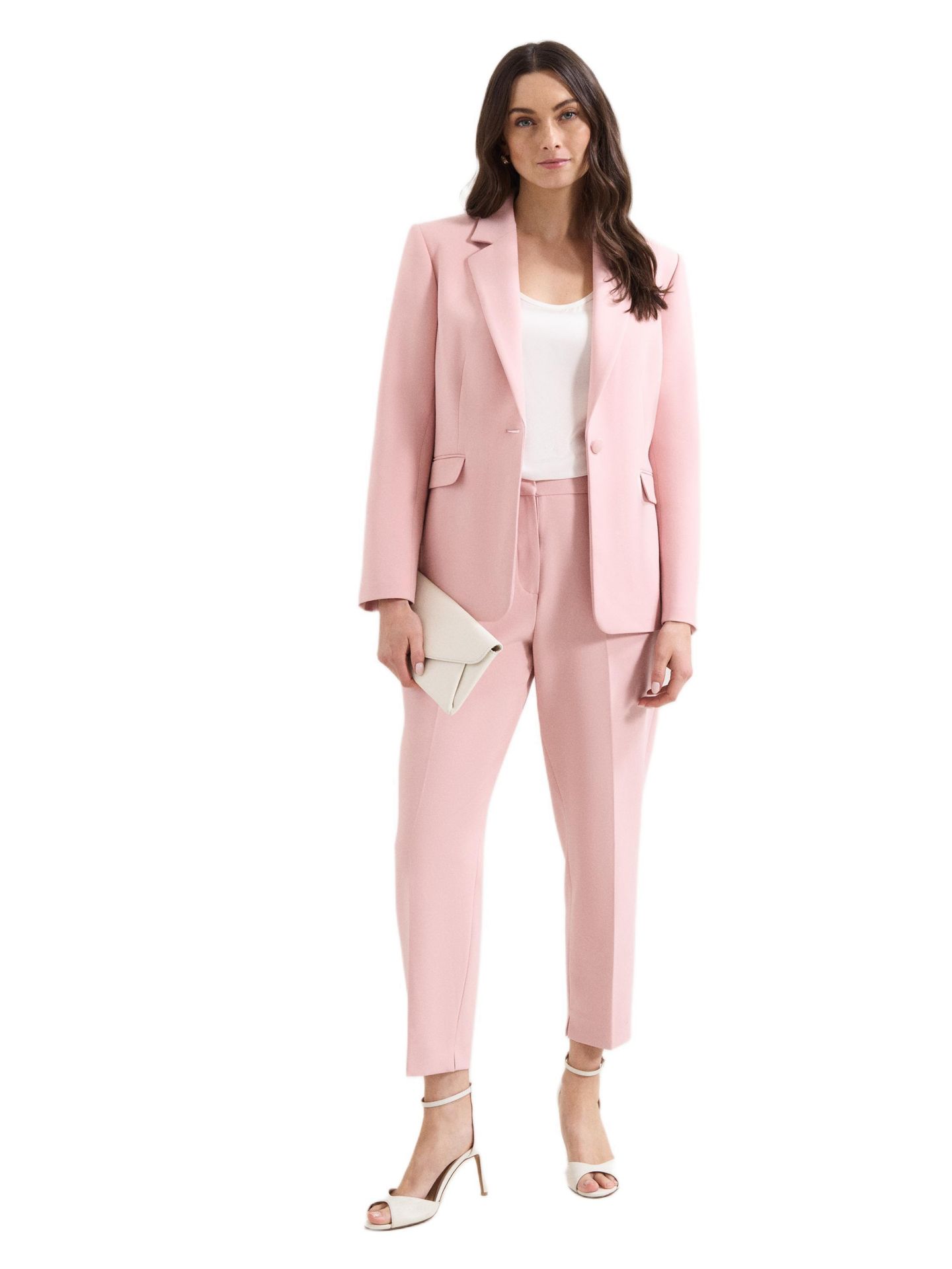Женский пиджак Phase Eight Fara Suit Blazer, цвет: Бледный розовый — фото 4