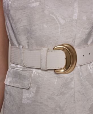 Women's Crossover Belted Sleeveless Top