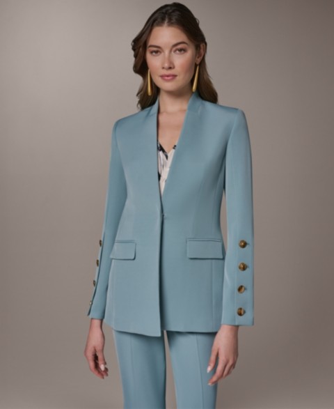 Женские Donna Karan New York Women's Long-Sleeve Blazer, Regular & Petite