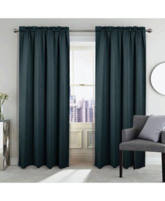 100% Polyester Twilight Blackout Rod Pocket Curtain Panel
