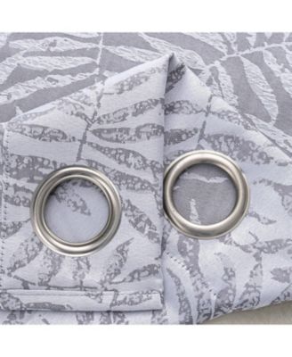 100% Polyester 140 GSM Liana Jacquard Grommet Curtain Panel 54" x 84"
