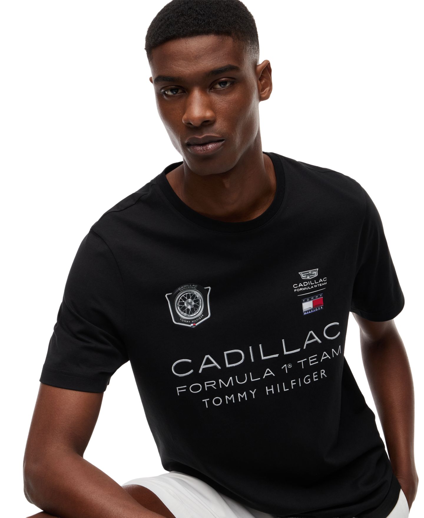 Мужская футболка Tommy Hilfiger x Cadillac F1® Racing Graphic, цвет: Чёрный — фото 2