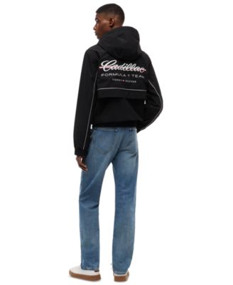 x Cadillac F1&reg; Men's Script Hooded Windbreaker Jacket