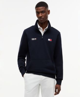 x U.S. SailGP Men's Flag Half Zip Sweatshirt