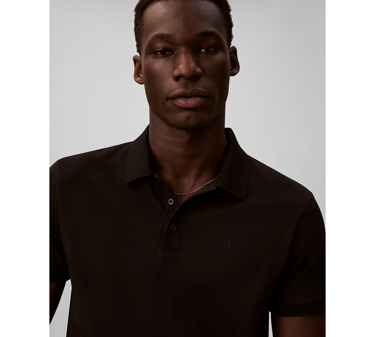 Calvin Klein Men's Short Sleeve Solid Polo Shirt