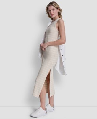 Women's Side-Slit Tank Midi Dress