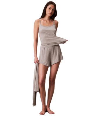 Women's Striped Pattern Sleep Shorts