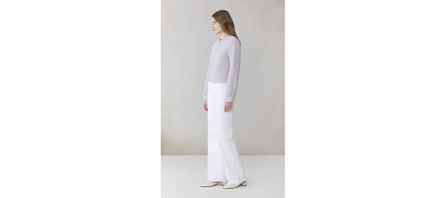 Женская куртка Soia & Kyo Reita Boxy Jacket in Insulated Soft Nylon, цвет: Лавандовый — фото 5