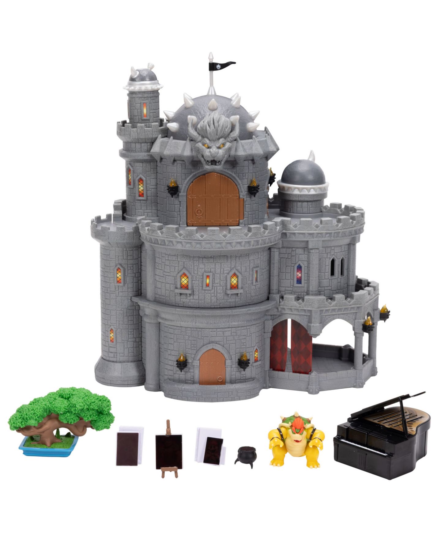 Детский игровой набор SUPER MARIO Galaxy Movie Deluxe Bowser Castle Playset — фото 2