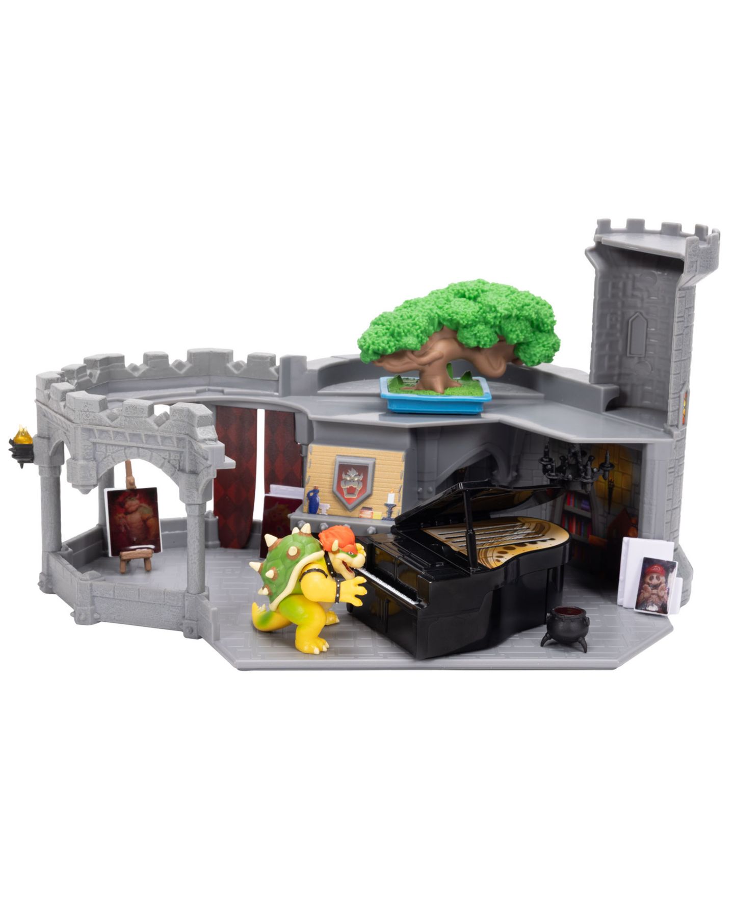Детский игровой набор SUPER MARIO Galaxy Movie Deluxe Bowser Castle Playset — фото 7