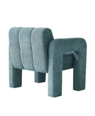 31.10" Wide Boucle Upholstered Accent Chair
