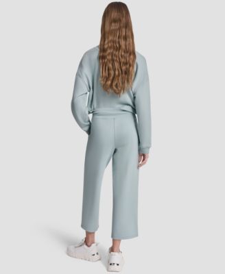 Women's Metallic Bubble Logo Crop Pants