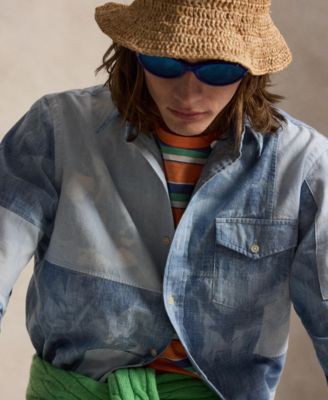 Men's Long-Sleeve Chambray Classic Shirt