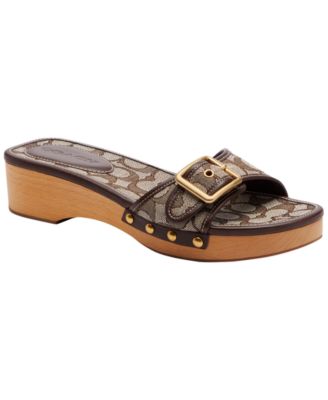 Women's Margot Wooden Slip-On Sandals