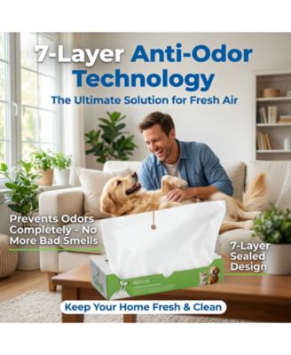 Odor Blocking Dog Poop Bags, XS-220 Bags with Dipenser Box