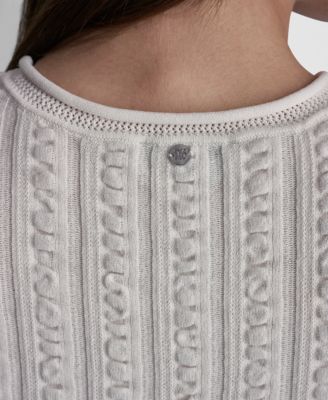 Women's Sleeveless Pucker Detail Sweater