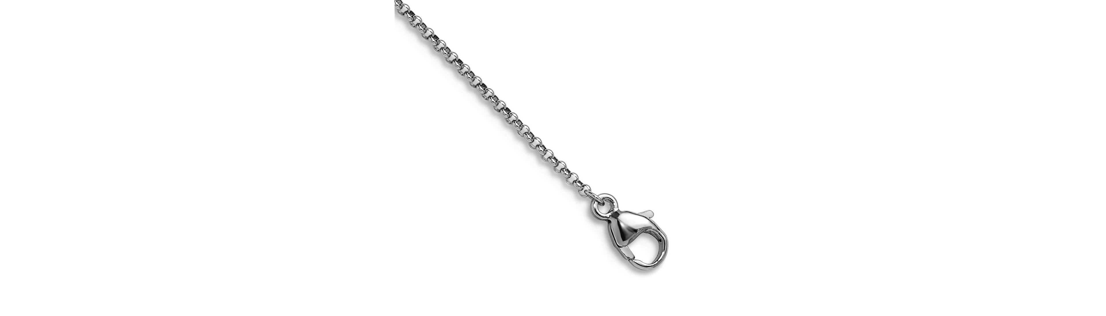 Curata Jewelry Solid 950 Platinum 1.3mm Polished Rolo Chain Necklace 16-24 Inch Chain Necklace